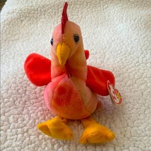 TY BEANIE BABY STRUT THE ROOSTER 1996 W/TAG RARE RETIRED VINTAGE